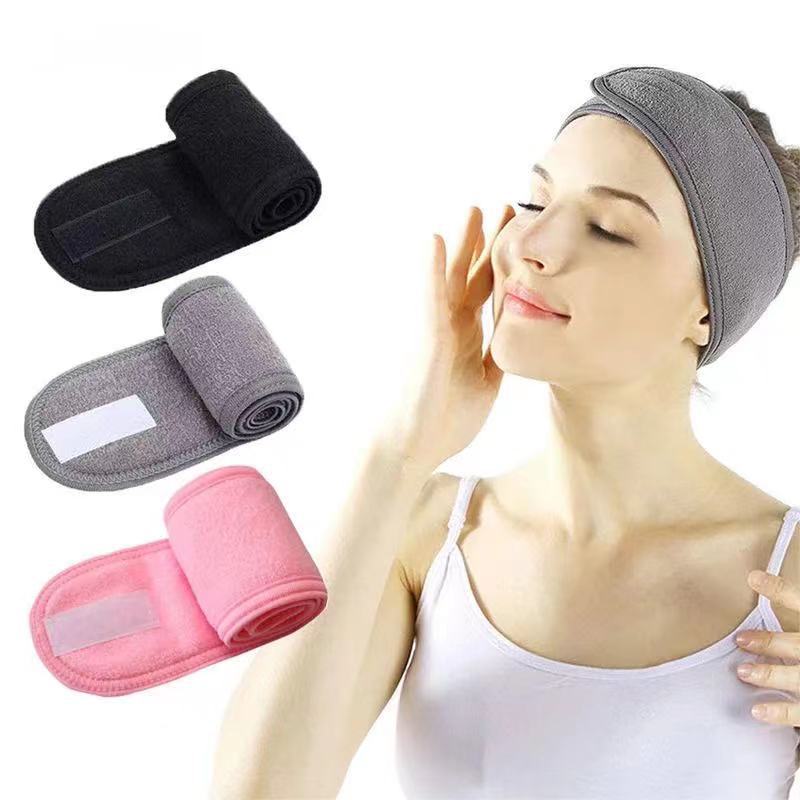 Women's Yoga Headband with Velcro for Beauty Care