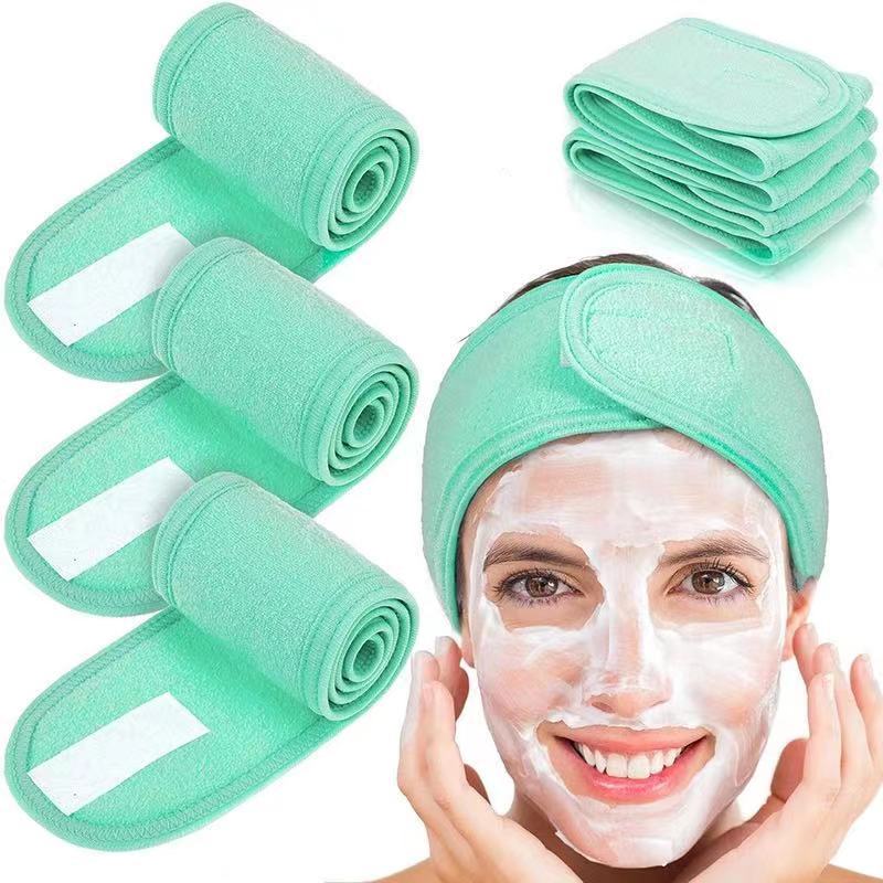 Women's Yoga Headband with Velcro for Beauty Care