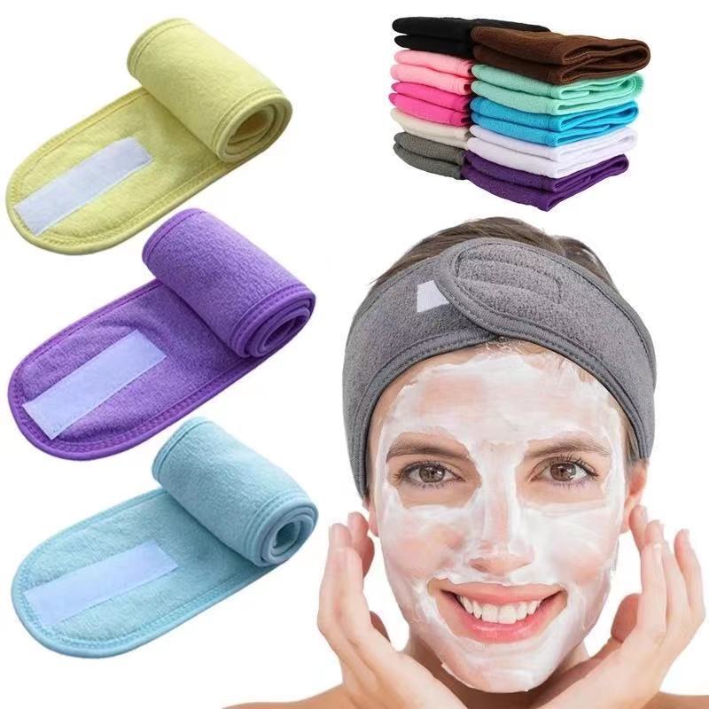 Women's Yoga Headband with Velcro for Beauty Care