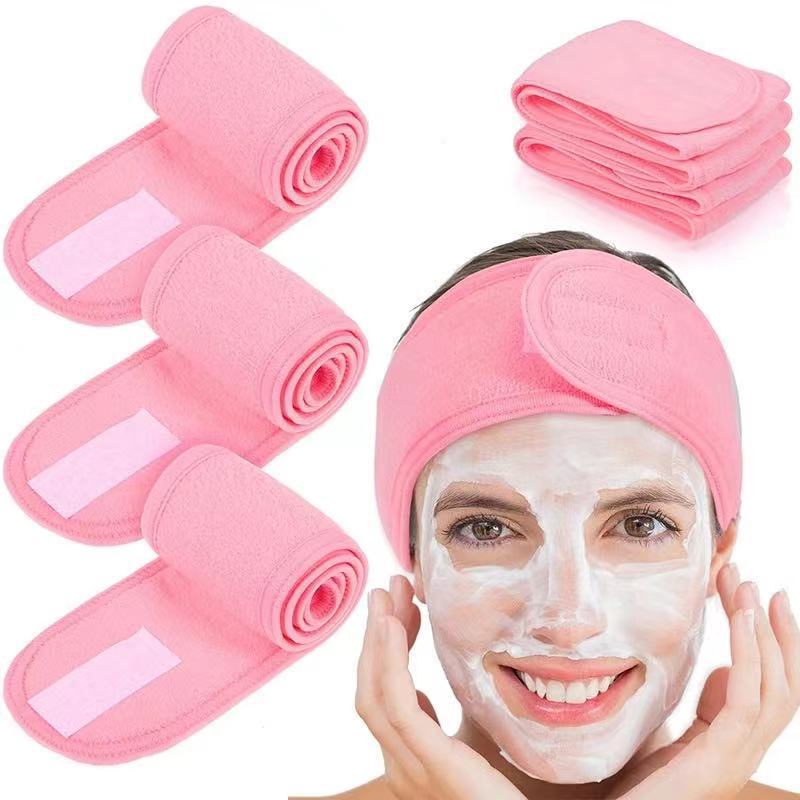 Women's Yoga Headband with Velcro for Beauty Care