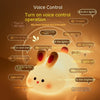 Cute LED Rabbit Night Light – Soft & Cozy Glow for Kids  Bring warmth and comfort to any room with this adorable Rabbit LED Night Light. Made from soft silicone and featuring touch-control technology.